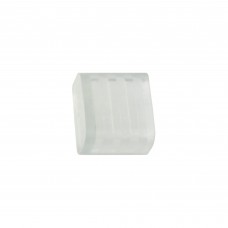 UCW-K10 CLEAR 005 POLYBAG Изолирующий зажим (заглушка) для светодиодной ленты 3528, 10 мм, цвет прозрачный, 5 штук в пакете