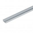 UFE-A02 SILVER 200 POLYBAG Накладной профиль для светодиодной ленты, анодированный алюминий. Длина 200 см. ТМ Uniel.