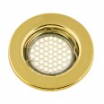 DLS-A104 GU5.3 GOLD Светильник декоративный встраиваемый ТМ `Fametto`, серия `Arno`. Без лампы, цоко