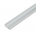 UFE-A12 SILVER 200 POLYBAG Накладной профиль для светодиодной ленты, анодированный алюминий. Длина 2