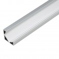 UFE-A13 SILVER 200 POLYBAG Угловой профиль для светодиодной ленты, анодированный алюминий. Длина 200