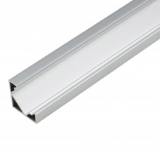 UFE-A13 SILVER 200 POLYBAG Угловой профиль для светодиодной ленты, анодированный алюминий. Длина 200 см. ТМ Uniel.