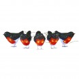 ULD-M1713-040/STA WHITE IP20 BIRDS5 Фигура светодиодная «Птички», 5 штук, 17х13см. 40 светодиодов. Б