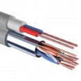Мульти-кабель FTP 4PR, 24AWG, CAT5e+2х0,75 мм2 (бухта 200 м) серый REXANT