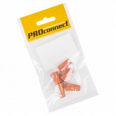Соединительный изолирующий зажим PROconnect `СИЗ-3`, 1,5-6 мм2, оранжевый, 5 шт.