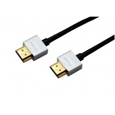 Шнур HDMI - HDMI, длина 3 метра, Ultra Slim (GOLD) (блистер) REXANT