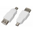 Переходник гнездо USB-A (Female)-штекер miniUSB (Male) REXANT