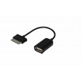 USB кабель OTG Samsung galaxy на USB шнур 0.15 м черный REXANT