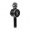 Беспроводной Bluetooth микрофон для караоке WS-668 с колонкой (черный)