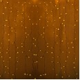 Гирлянда `Светодиодный Дождь` 2х3м, постоянное свечение, прозрачный провод, 230 В, диоды ЖЁЛТЫЕ, 760
