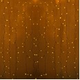 Гирлянда `Светодиодный Дождь` 2х3м, постоянное свечение, прозрачный провод, 230 В, диоды ЖЁЛТЫЕ, 448