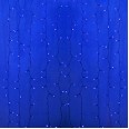 Гирлянда `Светодиодный Дождь` 2х9м, постоянное свечение, прозрачный провод, 230 В, диоды СИНИЕ, 2200