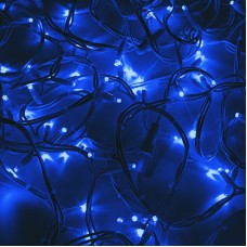 Гирлянда модульная `Дюраплей LED` 20м 200 LED белый каучук Синий