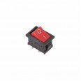 Выключатель клавишный 250V 6А (2с) ON-OFF красный Mini (RWB-201, SC-768) REXANT