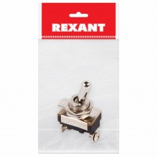 Тумблер 220V 10А (2c) ON-OFF однополюсный Mini (ASW-23) REXANT Индивидуальная упаковка 1 шт