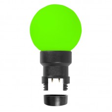 Лампа шар 6 LED для белт-лайта, цвет: Зелёный, d45мм, зелёная колба