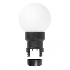 Лампа шар 6 LED для белт-лайта цвет: Белый d45мм матовая колба