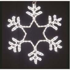 Фигура световая `Снежинка` цвет белый, размер 55*55 см, мерцающая NEON-NIGHT