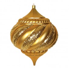 Елочная фигура `Лампа`, 30 см, цвет золотой