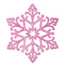 Елочная фигура `Снежинка `Снегурочка`, 82 см, цвет фиолетовый