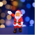 Акриловая светодиодная фигура `Санта Клаус приветствует` 60 см, 200 светодиодов, IP65 понижающий тра