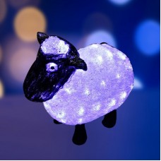 Акриловая светодиодная фигура `Овца` 30см, 56 светодиодов, IP65, 24В, NEON-NIGHT