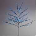Дерево комнатное `Сакура`, коричневый цвет ствола и веток, высота 1.2 метра, 80 светодиодов синего ц