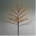 Дерево комнатное `Сакура`, коричневый цвет ствола и веток, высота 1.2 метра, 80 светодиодов теплого 