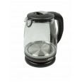 Чайник электрический стекло/пластик 1,7 литра, 2200 Вт/220В (DX-1258B) DUX