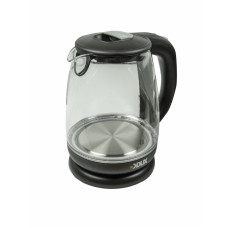 Чайник электрический стекло/пластик 1,7 литра, 2200 Вт/220В (DX-1258B) DUX