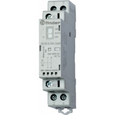 Модульный контактор 2NO 25А контакты AgNi катушка 48В АС/DC ширина 17.5мм степень защиты IP20 опции: переключатель Авто-Вкл-Выкл + мех.индикатор + LED упаковка 1шт.