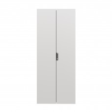 Дверь сплошная двухстворчатая для IT-CQE 2000 x 600 RAL7035