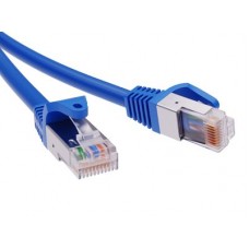 Патч-корд экранированный CAT6 F/UTP 4х2, LSZH, синий, 7.0м