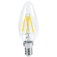 Лампа LED-СВЕЧА-PREMIUM 5.0Вт 220В Е14 4000К 450Лм прозр ASD