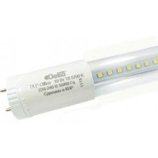 Светодиодная лампа Т8 прозрачная G13 поворотный 10Вт 1000лм 600мм 5700К термопластик DEKOlabs