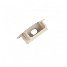 Торцевая крышка для встраиваемого профиля с отверстием пластик 30х11 мм