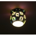 DK88-2 Точечные светильники ЭРА декор `3D квадрат` G9,220V, 35W, серебро/мультиколор