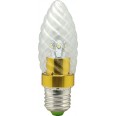 Лампа светодиодная 6LED(3.5W) 220V E27 2700K золото LB-77