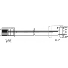 Кабель удлинительный (DB9F-RJ45) КАБЕЛЬ КС7