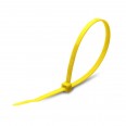 Стяжка нейлоновая КСС 4х150 (желт) (100шт) (Fortisflex)