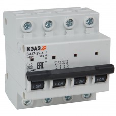 Выключатель автоматический модульный ВА47-29-4C50-УХЛ3 (4,5кА)
