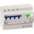 Авт. выкл. дифференциального тока OptiDin VD63-43B50-A-УХЛ4 (4P, B50, 100mA)