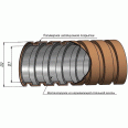 Металлорукав из нержавеющей стали в ПВХ изоляции Р3-НП нг 38 (25м/уп.) В1,5 ГОФРОМАТИК