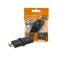 Переходник `АВП 5` штекер HDMI - гнездо HDMI поворотный на 180 градусов, позолоченные контакты, TDM