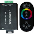 Контроллер для светодиодной ленты с П/У черный, 12-24V, LD55