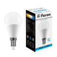 Лампа светодиодная Feron LB-750 Шарик E14 11W 175-265V 6400K